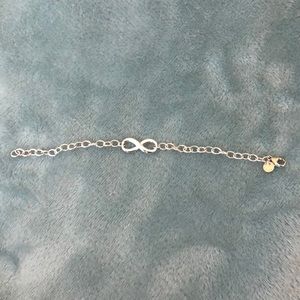 Tiffany & Co Sterling Silver Infinity Bracelet